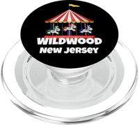 Funny Cute Wildwood New Jersey Go Round Merry Vacation Fun PopSockets PopGrip for MagSafe