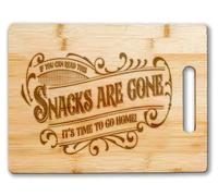 Funny Cutting Board - If You Can Read This Snacks Are Gone It's Time To Go Home Cutting Board - Cheese Board Sayings