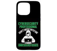 Funny Cyber Security Analyst & Ethical Hacker Cybersecurity Case for iPhone 15 Pro Max