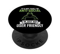 Funny Cyber Security Analyst & Ethical Hacker Cybersecurity PopSockets Adhesive PopGrip