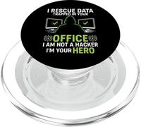 Funny Cyber Security Analyst & Ethical Hacker Cybersecurity PopSockets PopGrip for MagSafe