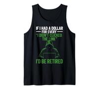 Funny Cyber Security Analyst & Ethical Hacker Cybersecurity Tank Top