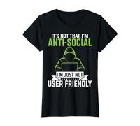 Funny Cyber Security Analyst & Ethical Hacker Cybersecurity Value Graphic T-Shirt, Women, Black, XS
