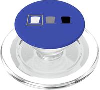 Funny Cyber Security White Hat Hacker PopSockets PopGrip for MagSafe