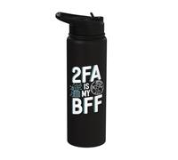 Funny Cybersecurity IT Support IT Security Network Engineer Stainless Steel Insulated Water Bottle