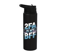 Funny Cybersecurity IT Support IT Security Network Engineer Stainless Steel Insulated Water Bottle