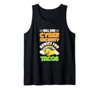 Funny Cybersecurity IT Support IT Security Network Engineer Tank Top