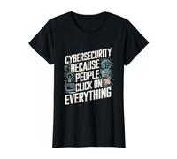 Funny Cybersecurity IT Support IT Security Network Engineer Value Graphic T-Shirt, Women, Black, S
