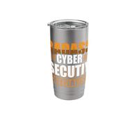 Funny Cybersecurity Specialist White Hat Hacker Shirt Stainless Steel Insulated Tumbler
