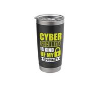 Funny Cybersecurity Specialist White Hat Hacker Shirt Stainless Steel Insulated Tumbler