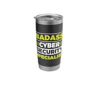Funny Cybersecurity Specialist White Hat Hacker Shirt Stainless Steel Insulated Tumbler