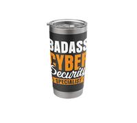Funny Cybersecurity Specialist White Hat Hacker Shirt Stainless Steel Insulated Tumbler