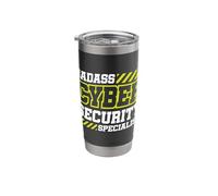 Funny Cybersecurity Specialist White Hat Hacker Shirt Stainless Steel Insulated Tumbler