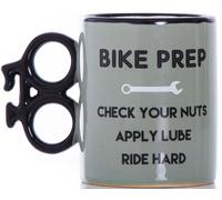 Funny Cycling Gift Mug - Bike Prep - Novelty Bike Gifts For Men Cyclists - Mo...