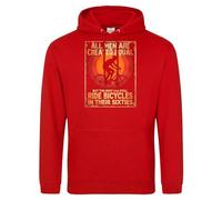 Funny Cyclist Hoodie For Men The Best Can Still Ride Bicycles In Their Sixties Hooded For Cycling Enthusiasts Birthday Fathers Day Dad Grandad Him, L, Red