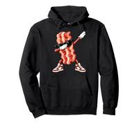 Funny Dabbing Bacon Fast Food Snack Lover Foodie Bacon Pullover Hoodie