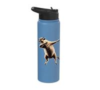 Funny Dabbing Cow Farmer Animal Lover Dance Cows Stainless Steel Insulated Water Bottle
