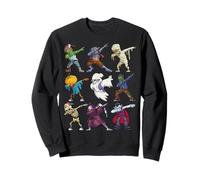 Funny Dabbing Dancing Monsters Cute Halloween Shirt Sweatshirt