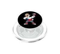 Funny Dabbing Duck Czech Republic Flag Design PopSockets PopGrip for MagSafe