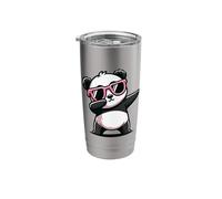 Funny Dabbing Panda with Sunglasses & Cute Panda, Dab Dance Stainless Steel Insulated Tumbler