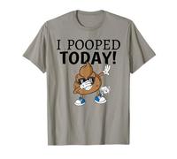 Funny Dabbing Poop - Humor I Pooped Today Celebration Joke T-Shirt