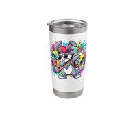 Funny Dabbing Rabbit Easter Dab Hip Hop Bunny Eggs Stainless Steel Insulated Tumbler