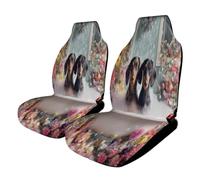 Funny Dachshund Bathroom Toilet Car Seat Cover Front Seat Protector 2PCS | Automotive Seat Covers,Universal Fit,Interior Car Accessories,Car Seat Protector,for Most Cars