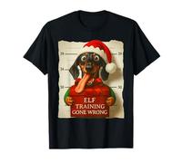Funny Dachshund Christmas Dear Santa I Can Explain Weiner T-Shirt