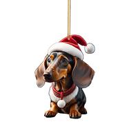 Funny Dachshund Christmas Tree Ornament - 2023 Xmas Decor & Keepsake Gift Idea