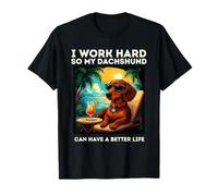 Funny Dachshund Dog Design Doxie Lover T-Shirt