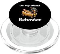 Funny Dachshund Dog Oktoberfest On My Wurst Behavior German PopSockets PopGrip for MagSafe