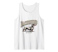 Funny Dachshund Enthusiast Wiener Dog Tank Top