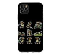 Funny Dachshund Golf Wiener Dog Golfer Argyle Sweater Case for iPhone 11 Pro Max