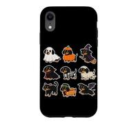 Funny Dachshund Halloween Wiener Dog Costume Spooky Case for iPhone XR