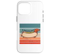 Funny Dachshund Hot Dog Wiener Dog Bun Animal Pet Dog Lover Case for iPhone 16 Pro Max