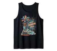 Funny Dachshund in Show Girl Era Outfit Meme Dog Women Girls Tank Top