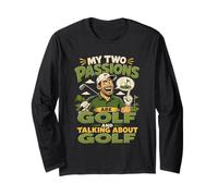 Funny Dad Father Golf Golfing Golfer Jokes Humour Humor Long Sleeve T-Shirt