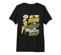 Funny Dad Father Golf Golfing Golfer Jokes Humour Humor Premium T-Shirt