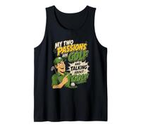 Funny Dad Father Golf Golfing Golfer Jokes Humour Humor Tank Top