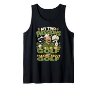 Funny Dad Father Golf Golfing Golfer Jokes Humour Humor Tank Top