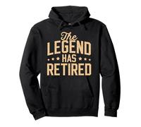 Funny Dad Grandpa Retirement The Legend Has Retired 2026 Men Pullover Hoodie