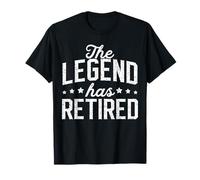 Funny Dad Grandpa Retirement The Legend Has Retired 2026 Men T-Shirt