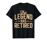 Funny Dad Grandpa Retirement The Legend Has Retired 2026 Men Value Graphic T-Shirt