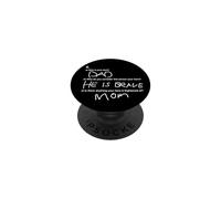 Funny Dad Humor Who Is Your Hero School Question Fathers Day PopSockets Adhesive PopGrip