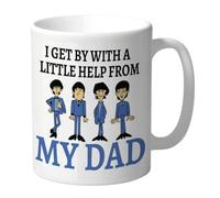 Funny Dad Inspired Mug - I Get by with A Little Help from My Dad