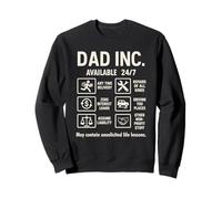 Funny Dad Joke 24/7 Dad Inc Father’s Day Pop Birthday Daddy Sweatshirt