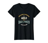 Funny Dad Joke Humor for Dad Joke Teller Value Graphic T-Shirt, Women, Black, M