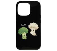 Funny Dad Jokes Pun Broccoli Sees Cauli-FOOLy Ghost Case for iPhone 13 Pro