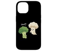 Funny Dad Jokes Pun Broccoli Sees Cauli-FOOLy Ghost Case for iPhone 14