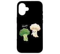 Funny Dad Jokes Pun Broccoli Sees Cauli-FOOLy Ghost Case for iPhone 16